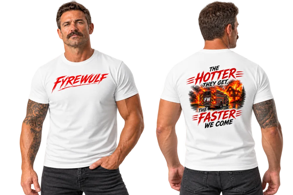 T-shirt "The hotter they get, the faster we come"