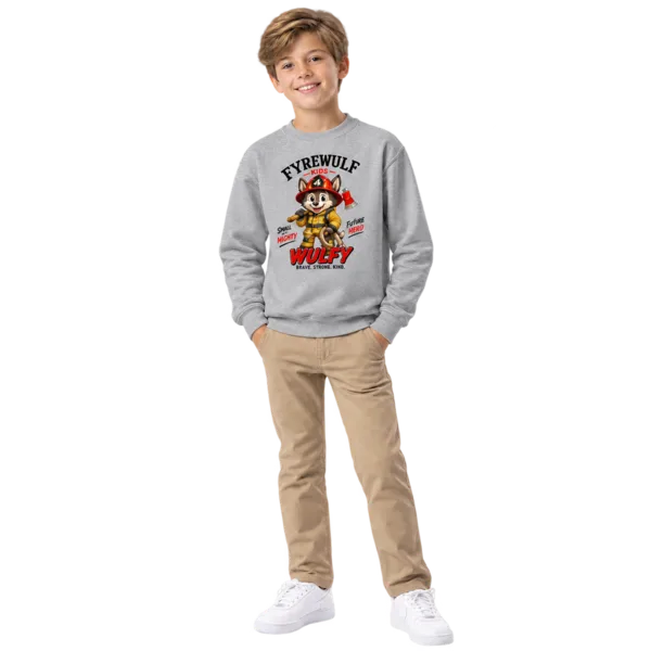Wulfy crewneck sweater "Mighty"