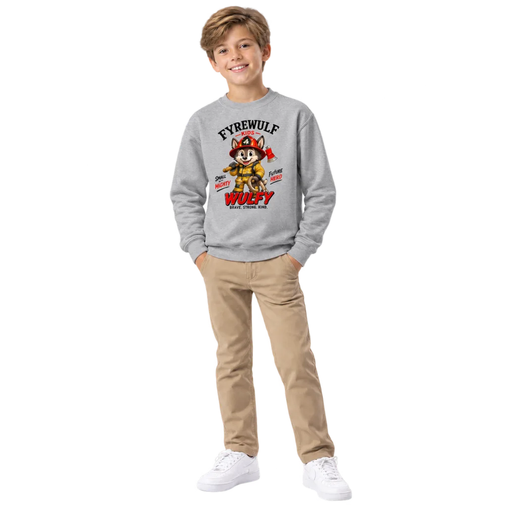 Wulfy crewneck sweater "Mighty"